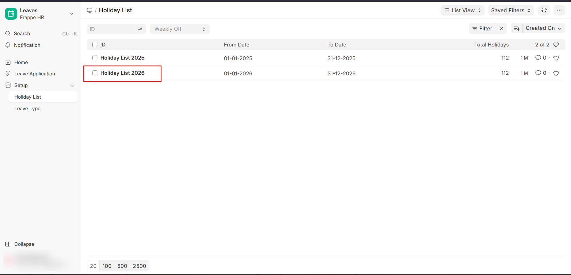 Select HR Module
