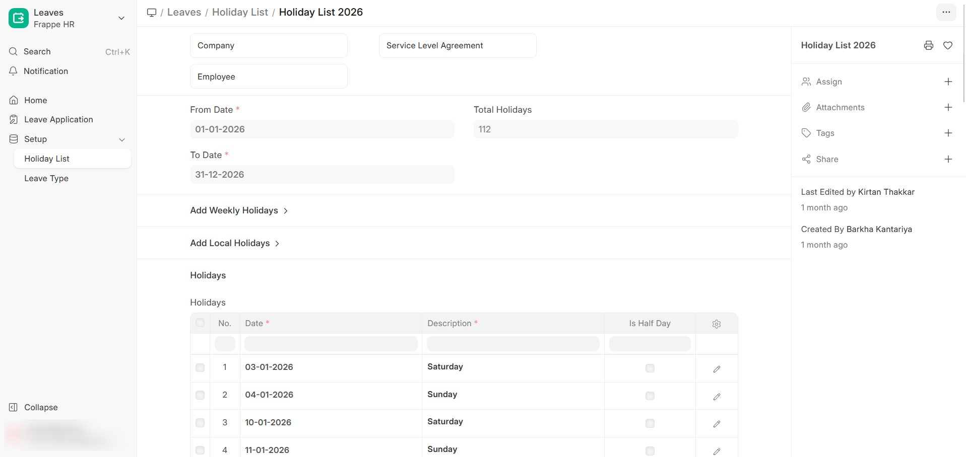 Select HR Module