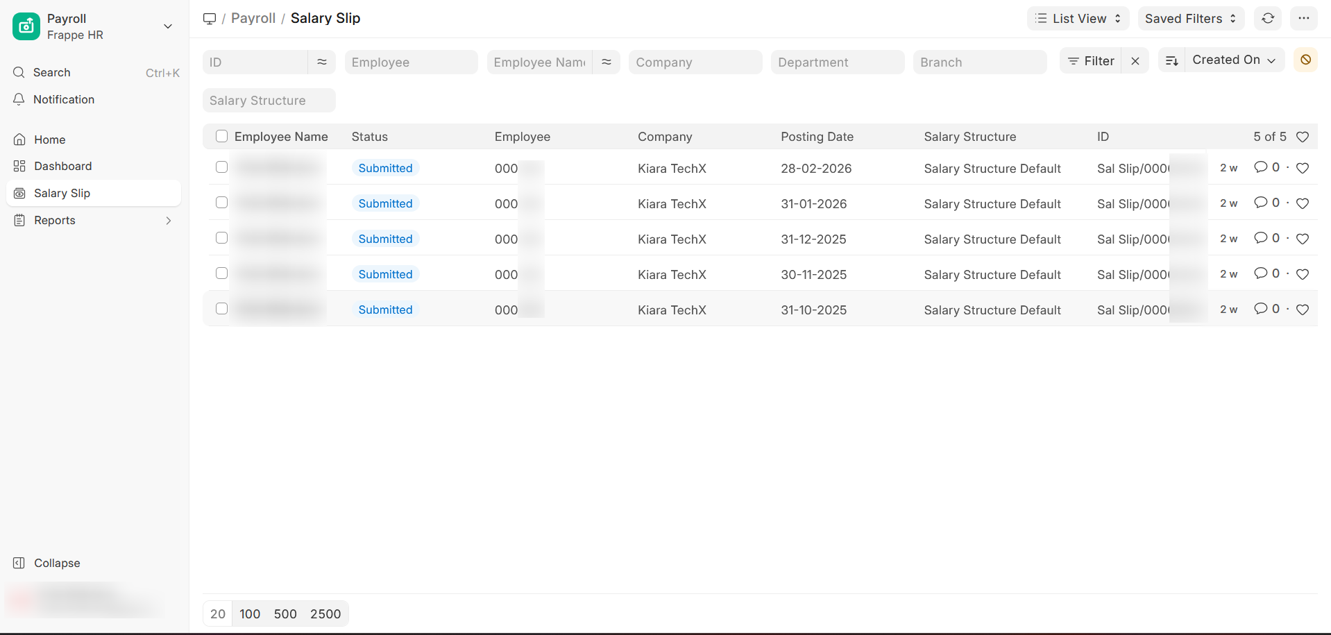 Select HR Module