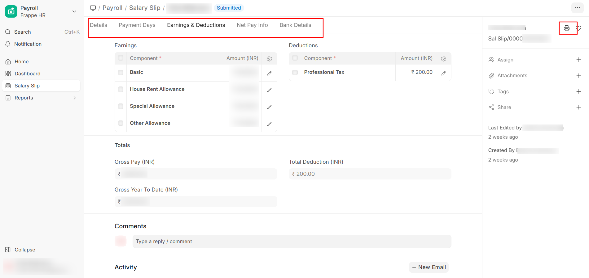 Select HR Module